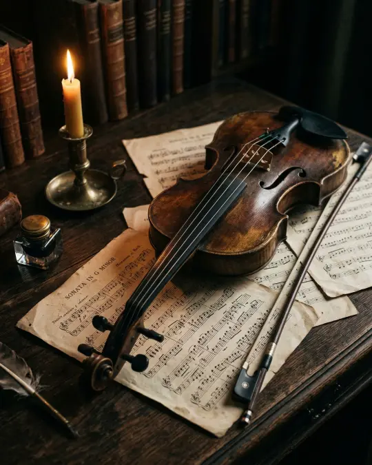 Visual essays on the philosophy of music and legendary composers